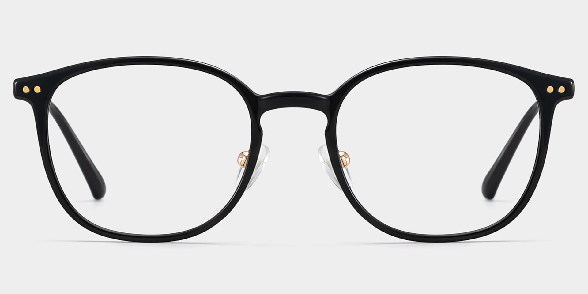 Mira Black Frame Prescription Glasses with Oval Shape | ZEELOOL1