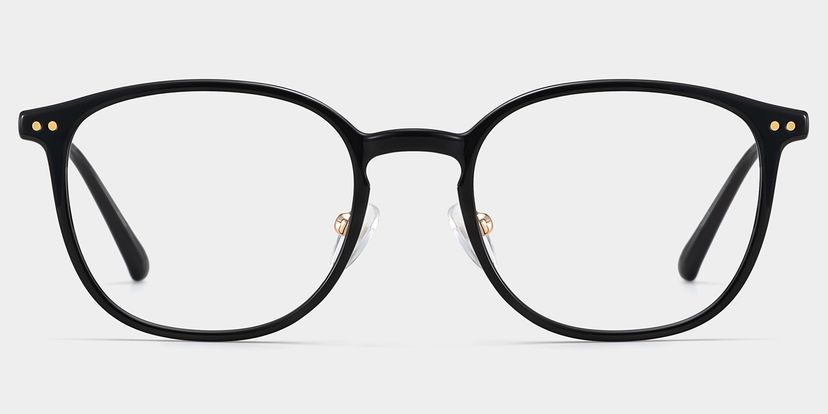 Mira Oval Black Glasses