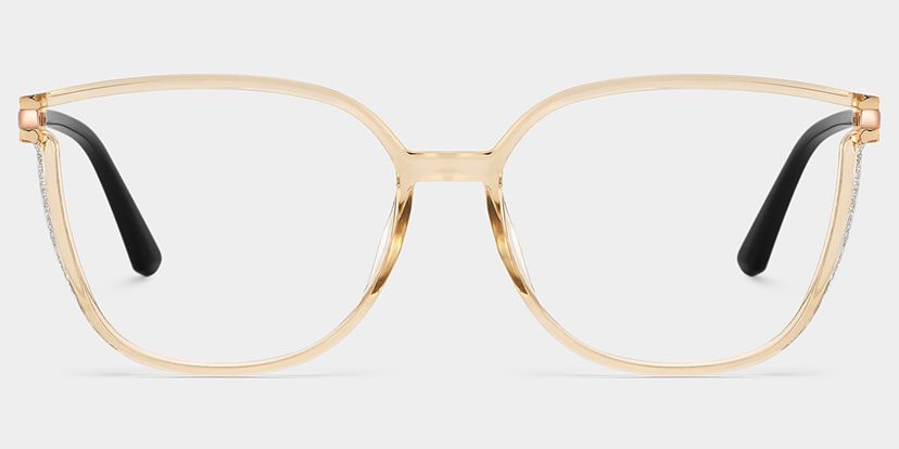 Annalisa Square Beige Glasses