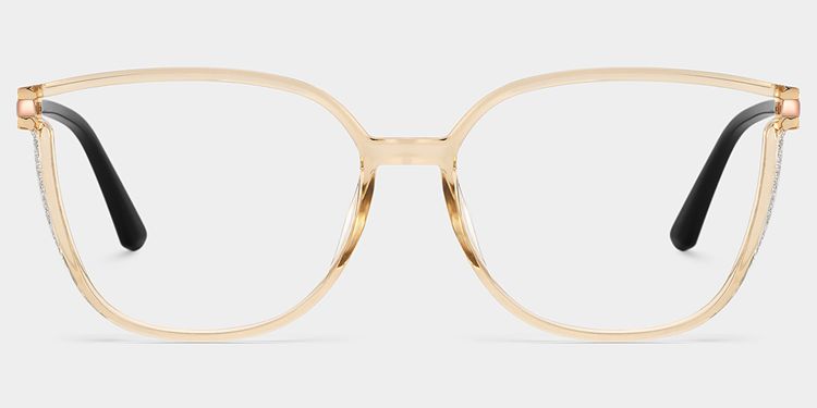 Annalisa Square Beige Glasses