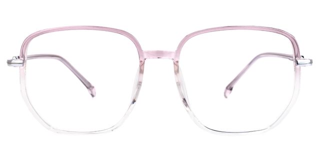 Joana Geometric Purple Glasses