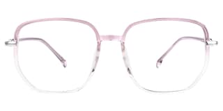 Joana Geometric Purple Glasses0