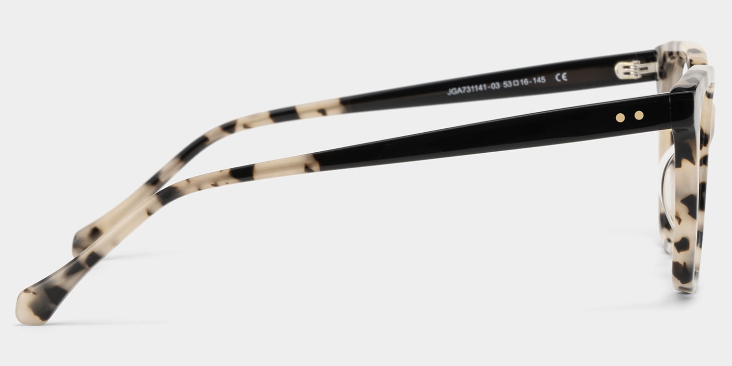 Lena Square Tortoise Glasses4