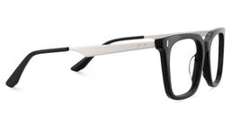 Brooke Rectangle Black Glasses4