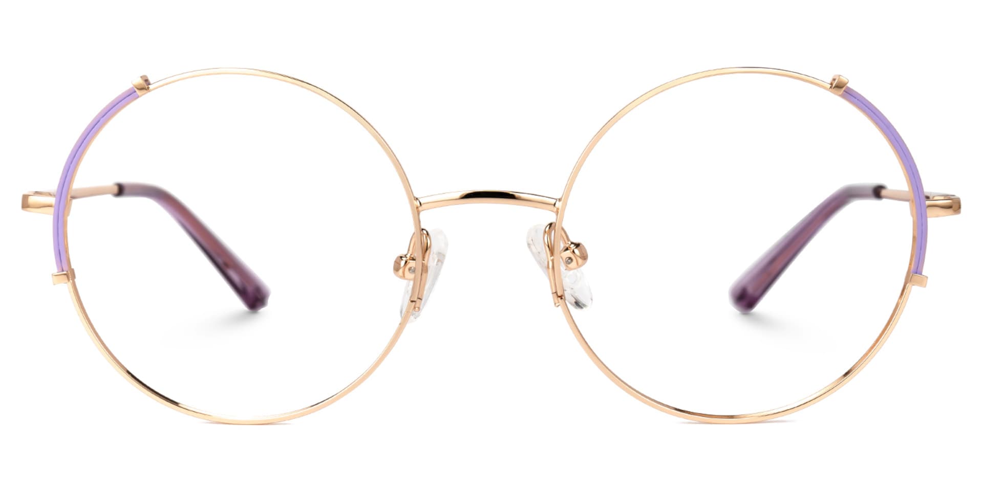 Rindy Round Purple Glasses0