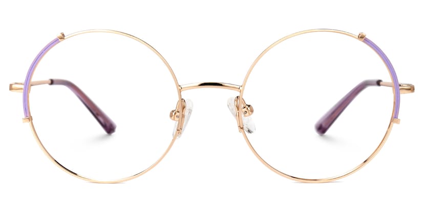 Rindy Round Purple Glasses