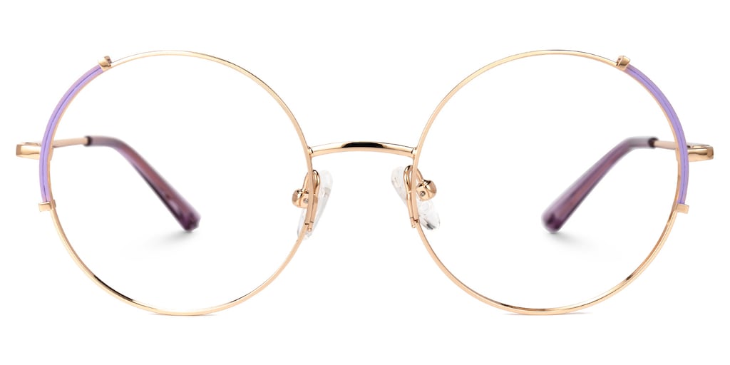 Rindy Round Purple Glasses