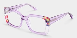 Flair Square Purple Glasses3