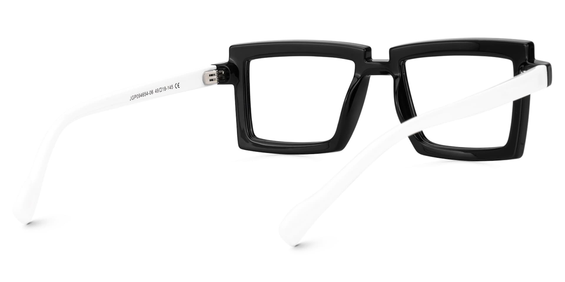 Cyberpunk-Style Zephyr Black Frame Glasses | Zeelool4