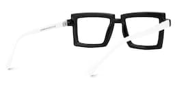 Zephyr Rectangle Black Glasses4