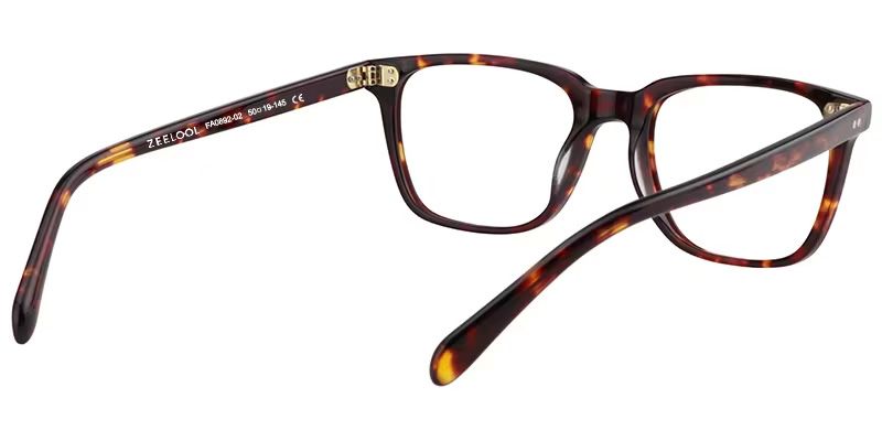 Lamont Rectangle Tortoise Frame Glasses | Zeelool5