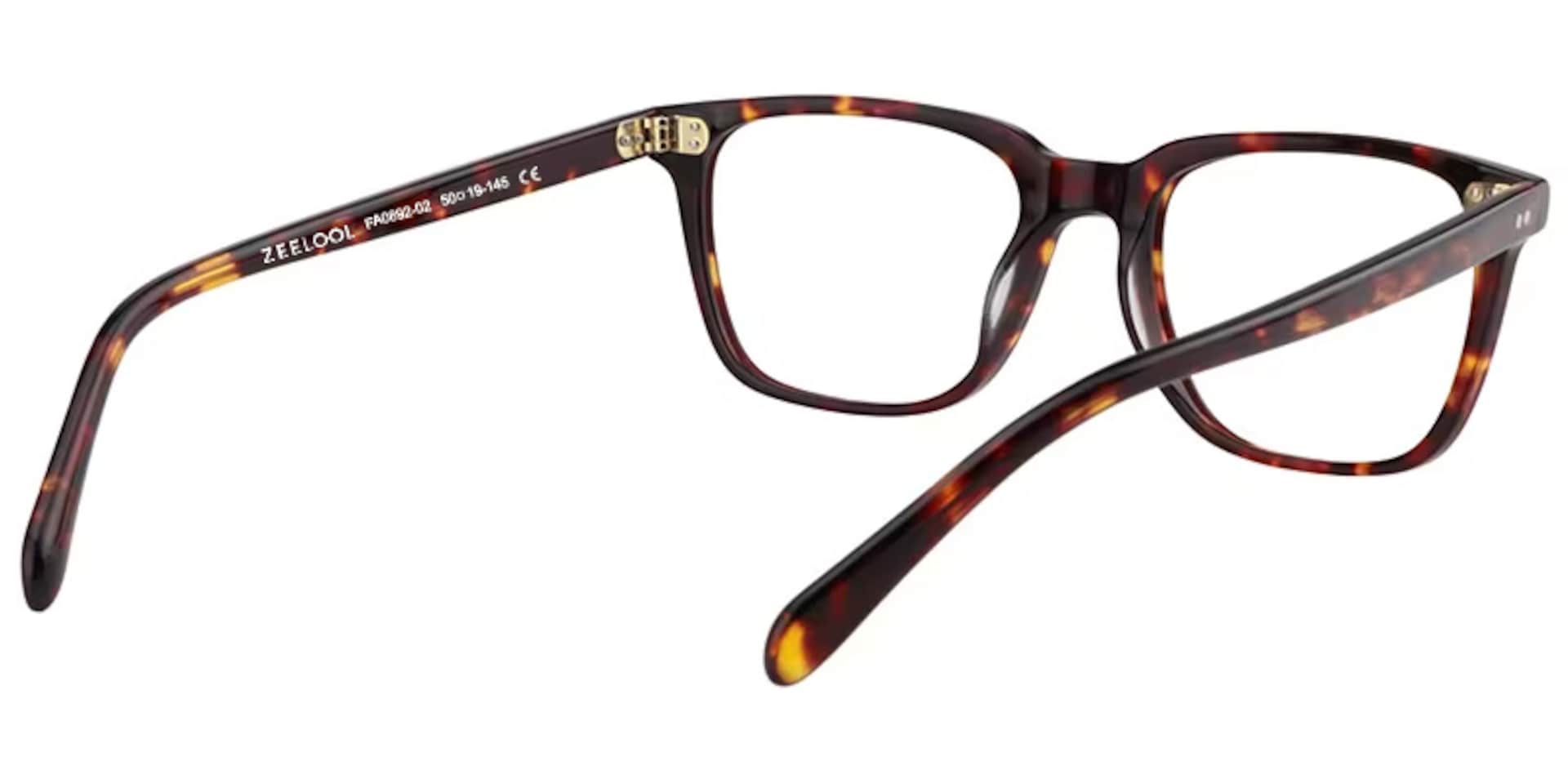 Lamont Rectangle Tortoise Frame Glasses | Zeelool5