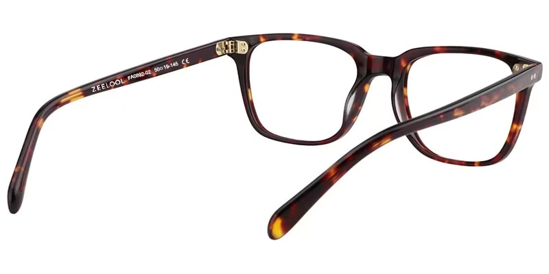 Lamont Rectangle Tortoise Glasses5