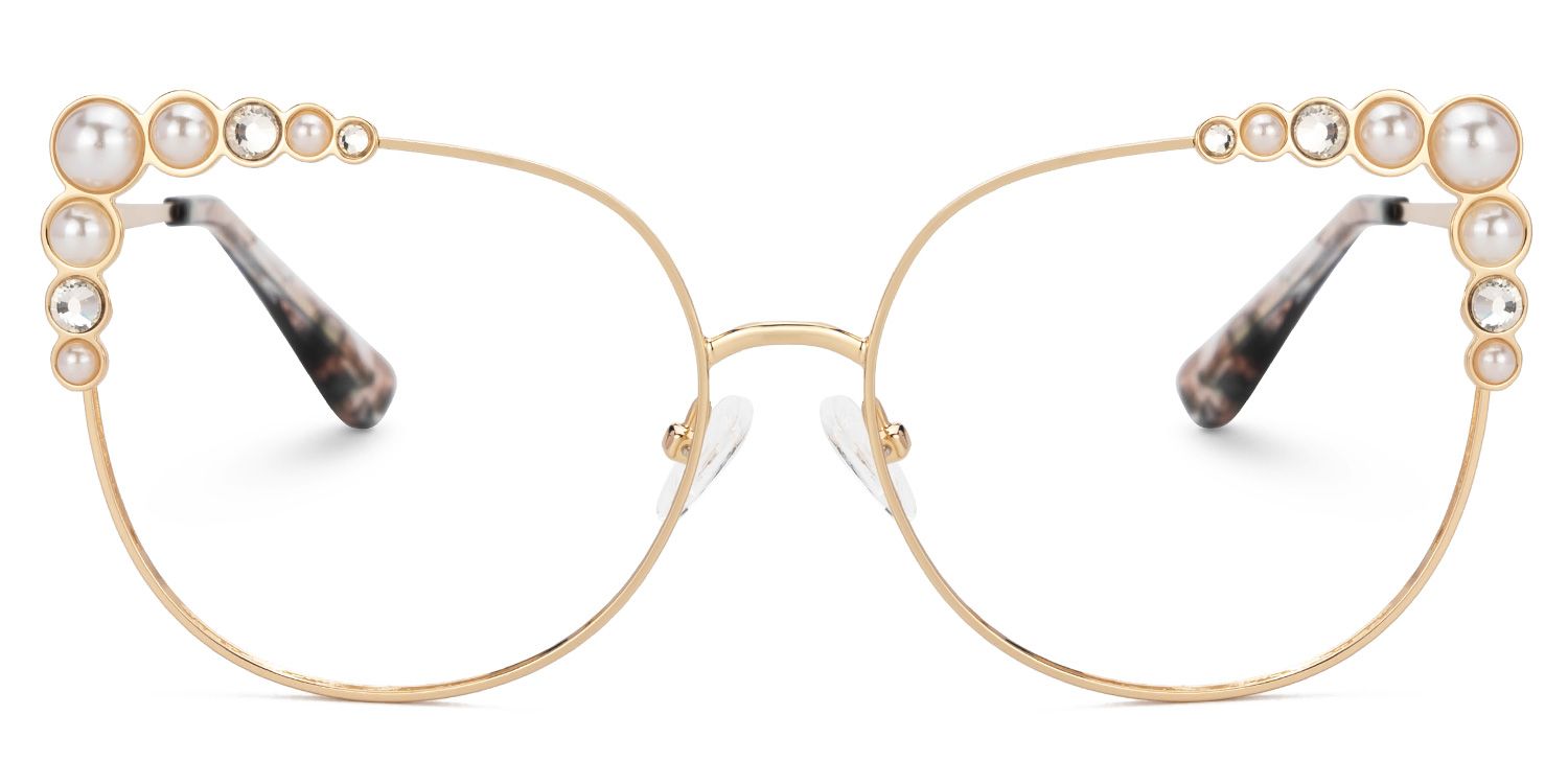 Designer Wallice Glasses in Metal Full-Frame0