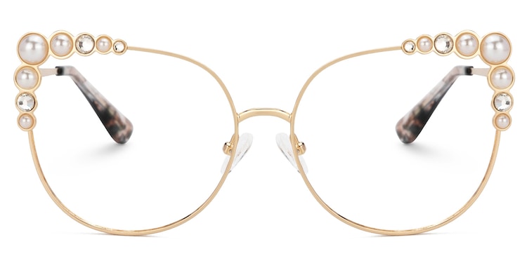 Wallice Cateye Gold Glasses