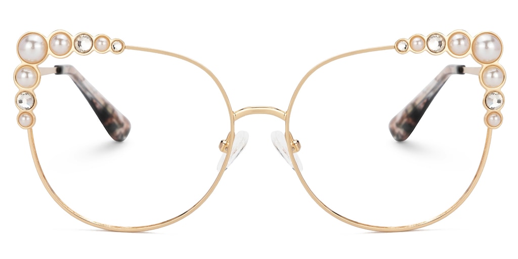 Wallice Cateye Gold Glasses