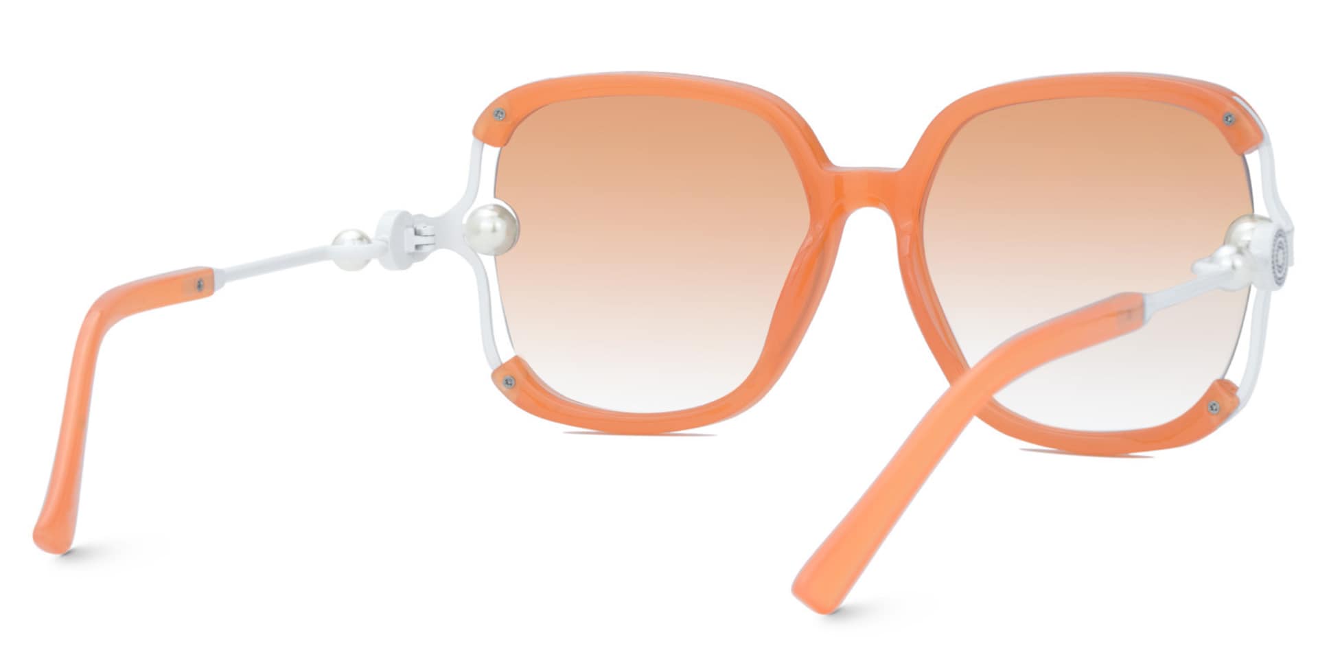 Square Orange Sunglasses Frames3
