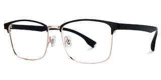 Keychell Browline Black Glasses1