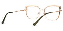Grasso Square Two-Tone Glasses3
