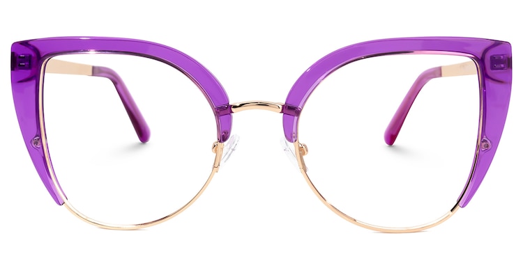 Brewer Cateye Purple Glasses