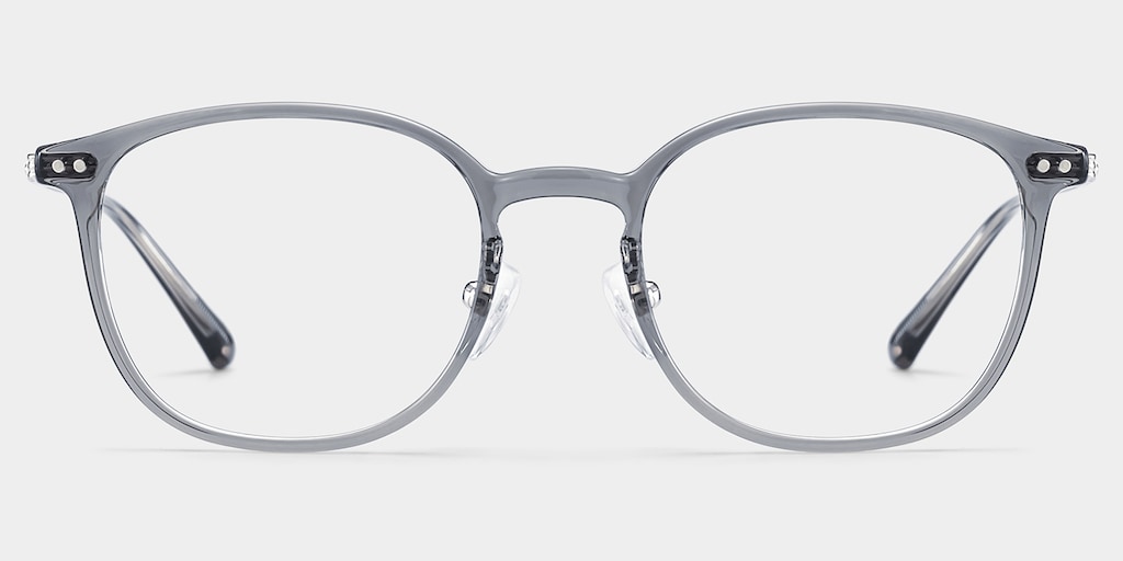 Mira Oval Gray Glasses