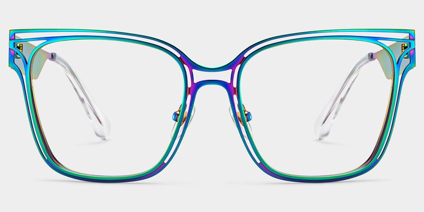 Dacarine Square Iridescent Glasses