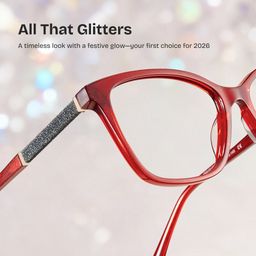 Finnian Square Red Glasses0