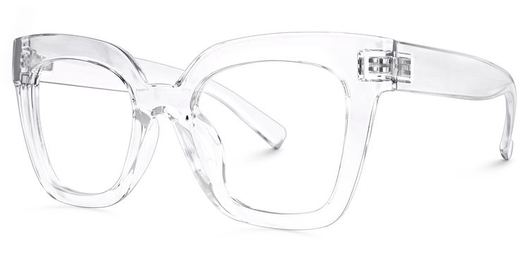 Malcolm Square Clear Glasses