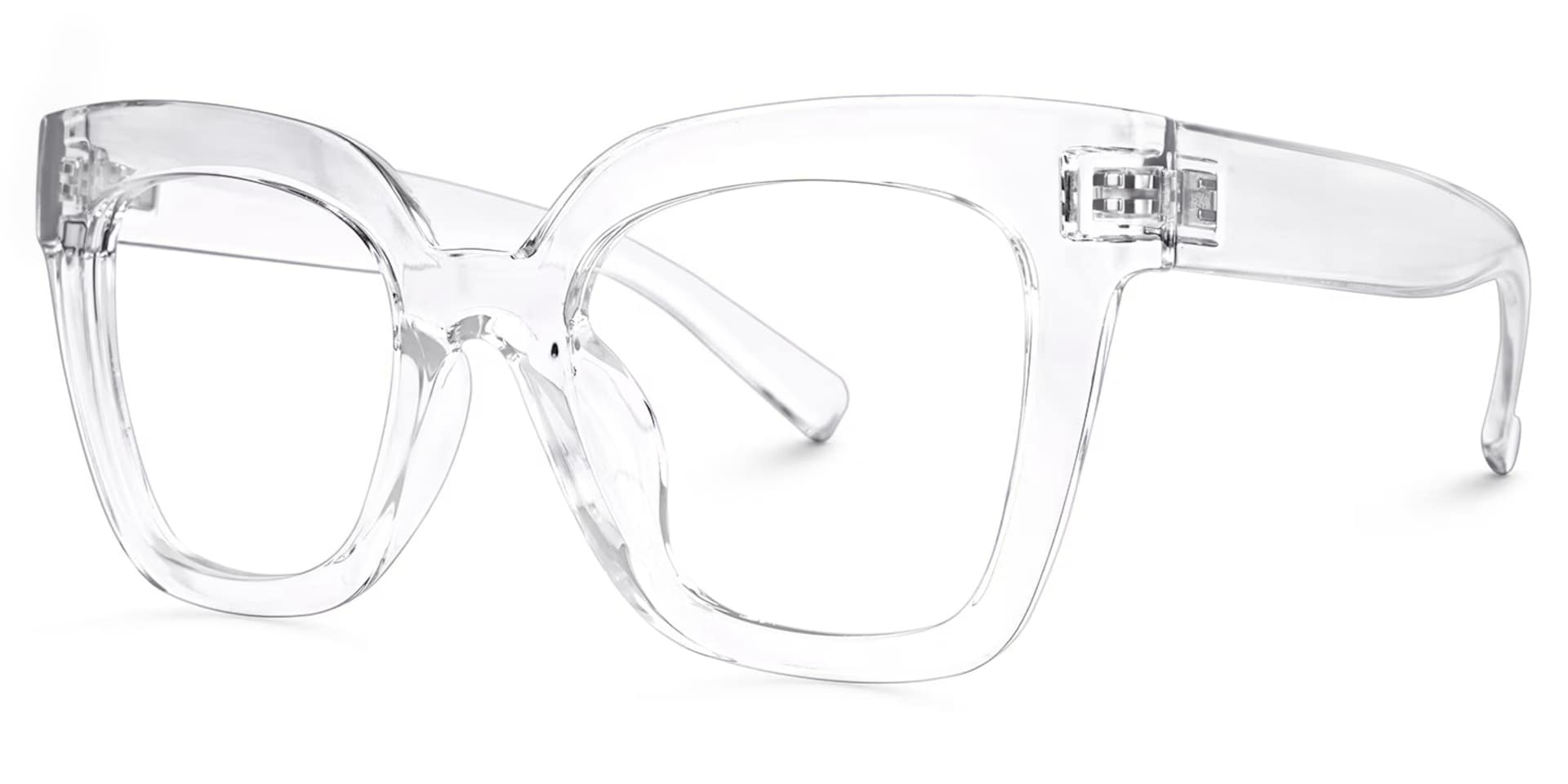 Malcolm Square Crystal TR90 Frame Glasses | Zeelool1