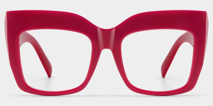 Alberta Cat Eye Red Glasses