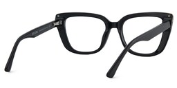 Lannez Rectangle Black Glasses5