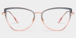 Sloane Cat-Eye Two-tone Glasses1