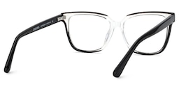Benguie Square Black Crystal Glasses5