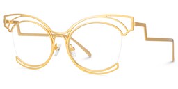 Murphy Cateye Gold Glasses1