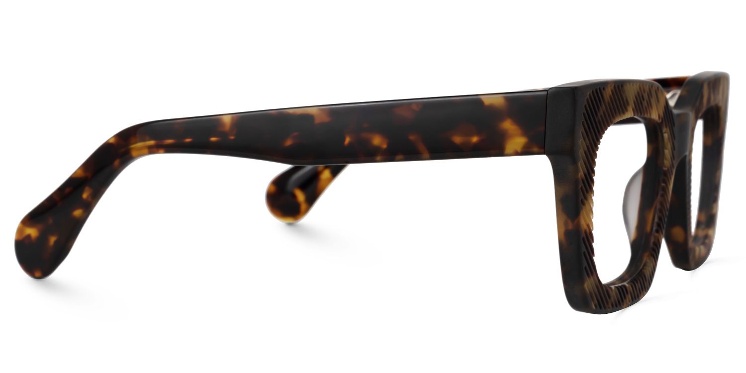 Keisa Square Tortoise Eyeglasses & Frame Glasses2