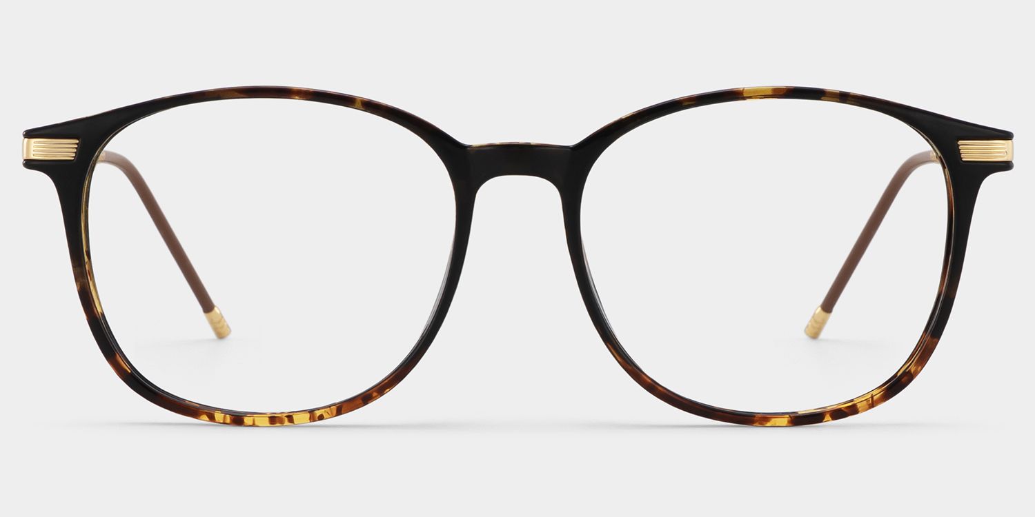 Greene Square Tortoise Frame Glasses | Zeelool Optical