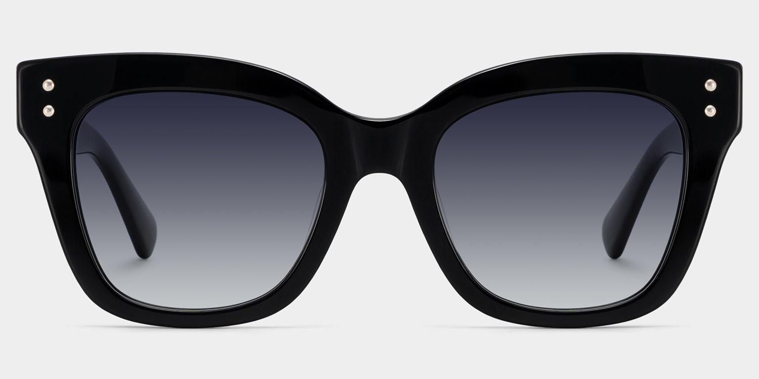 Chunky Black Butterfly Stella Frame Sunglasses | ZEELOOL0
