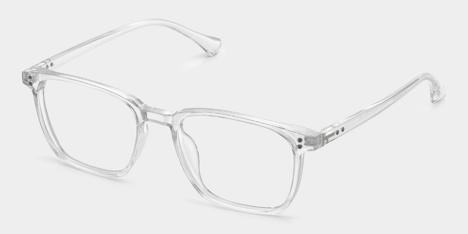 Martinez Square Clear TR90 Frame Glasses | ZEELOOL3
