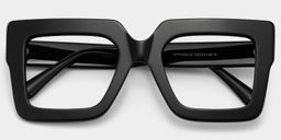 Brandon Square Black Glasses2