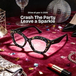 Giselle  Cat-eye Black Glasses0