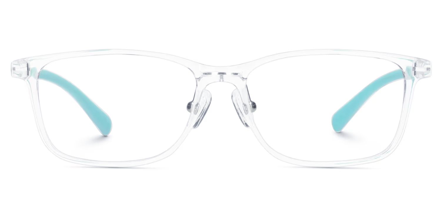 Kids Rectangle Normile Glasses with Cute Style -Zeelool1