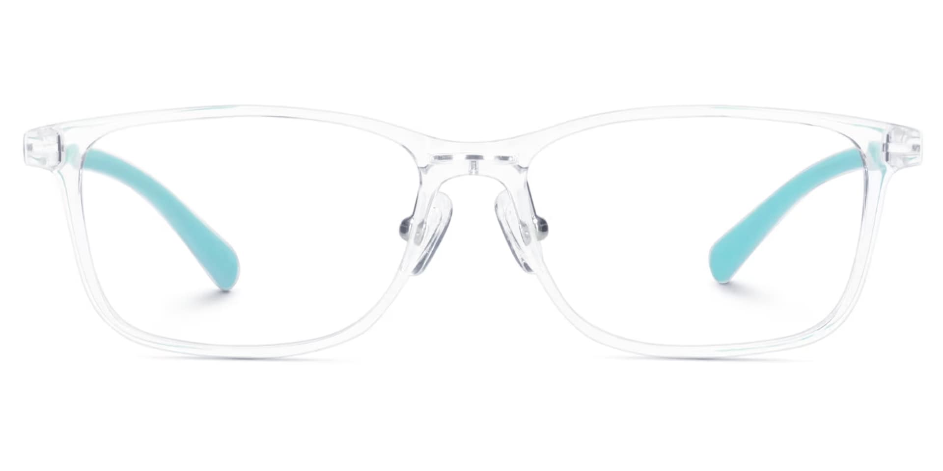 Kids Rectangle Normile Glasses with Cute Style -Zeelool1