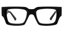 Garza Rectangle Black Glasses0