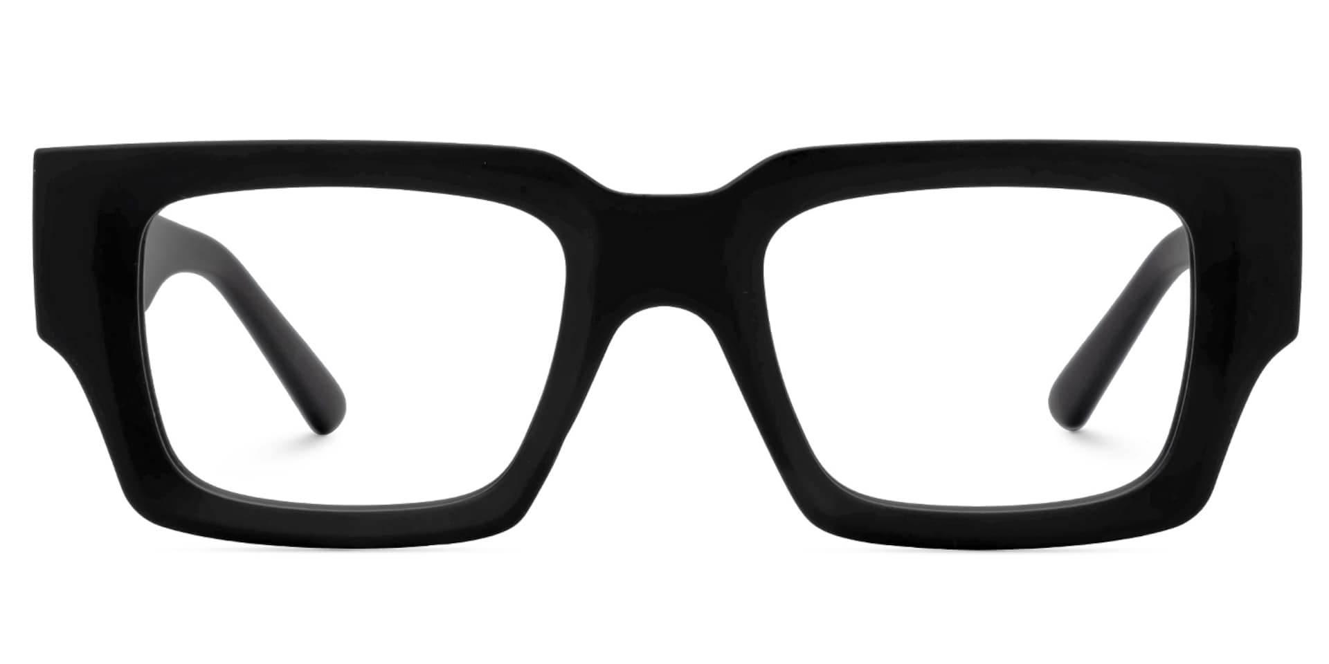 Black TR90 Rectangle Eyeglasses- Garza0