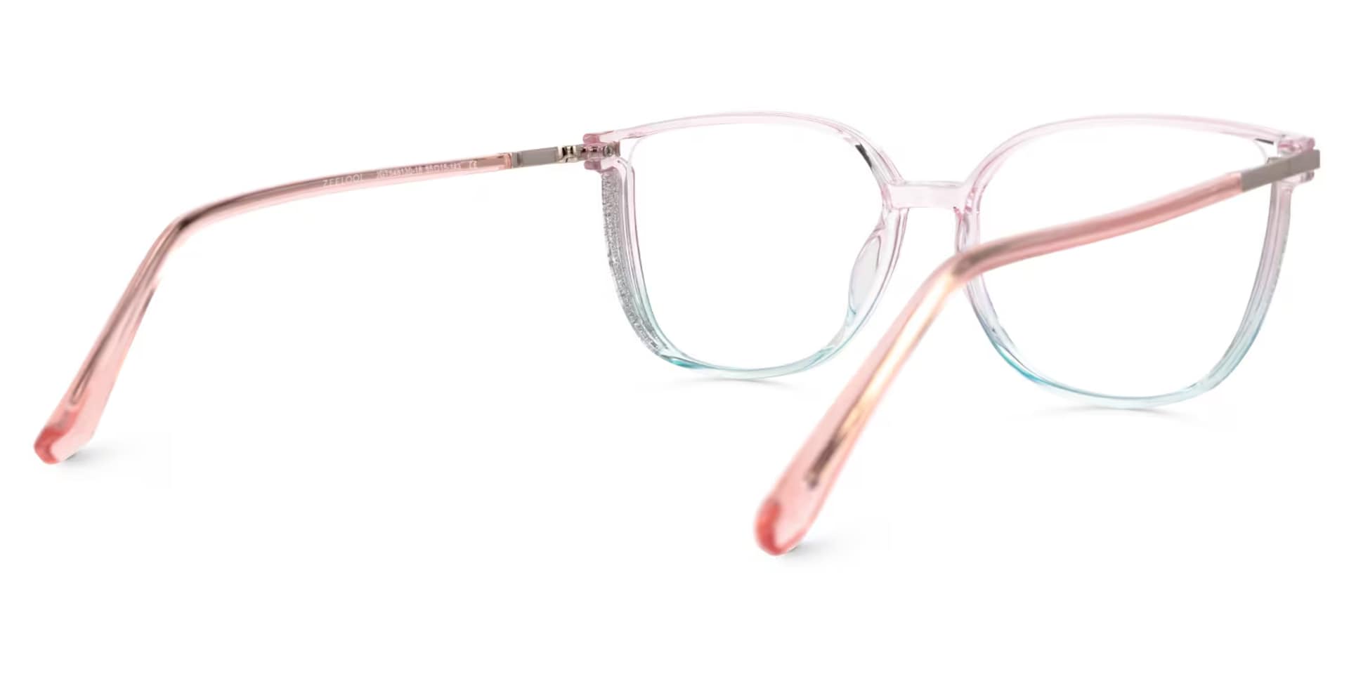 Square Rodz Two-tone Eyeglasses with Crystal Frames3
