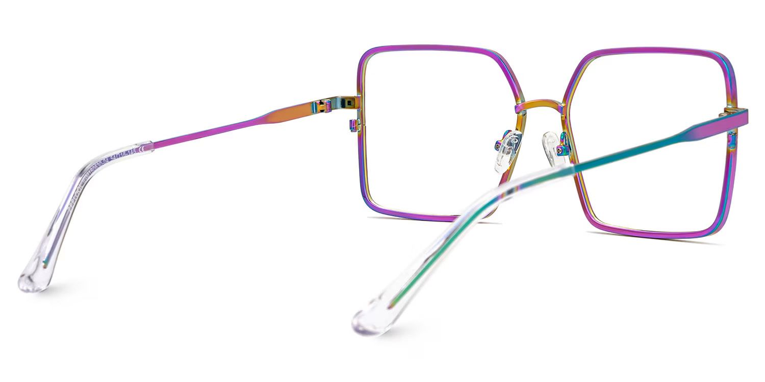Square Toure Iridescent Frames Designer Glasses3
