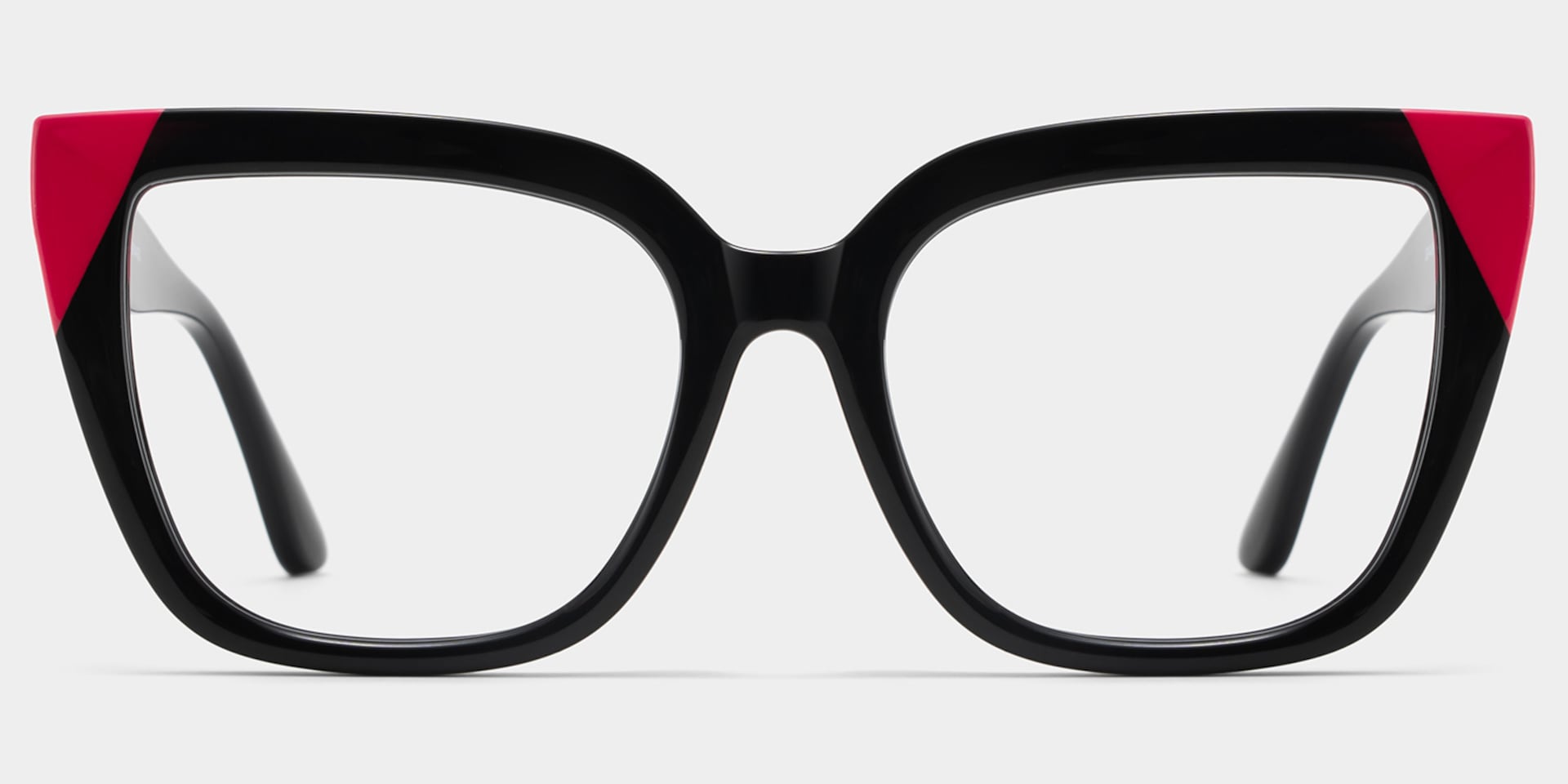 Square Black Pink Eyeglasses- Mirta Acetate Frame Glasses1