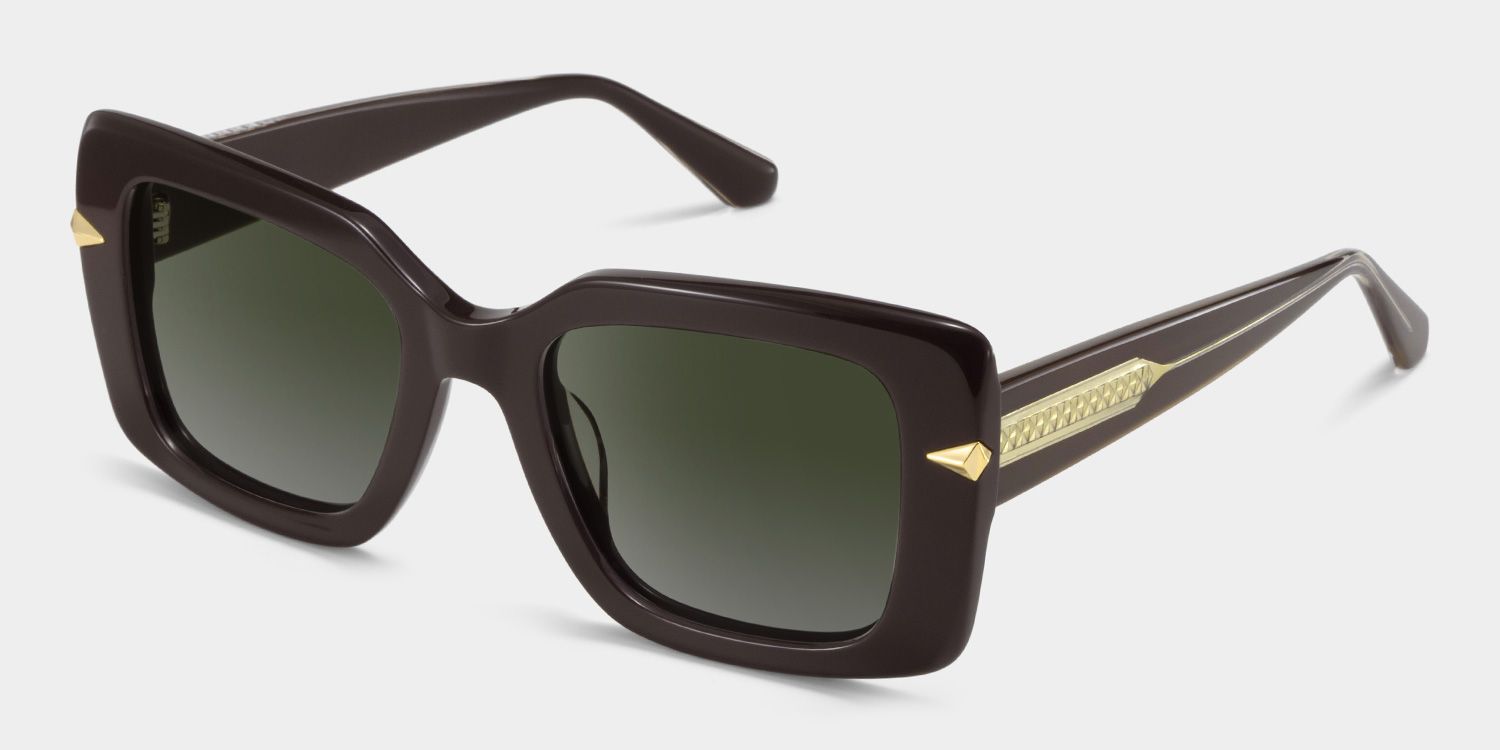 Neon Square Brown Polarized Sunglasses4