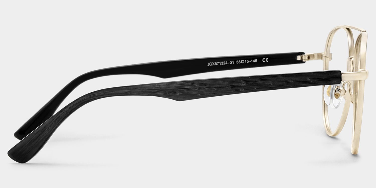 Aspen Gold Aviator Mixed Frame Glasses for Men | ZEELOOL4