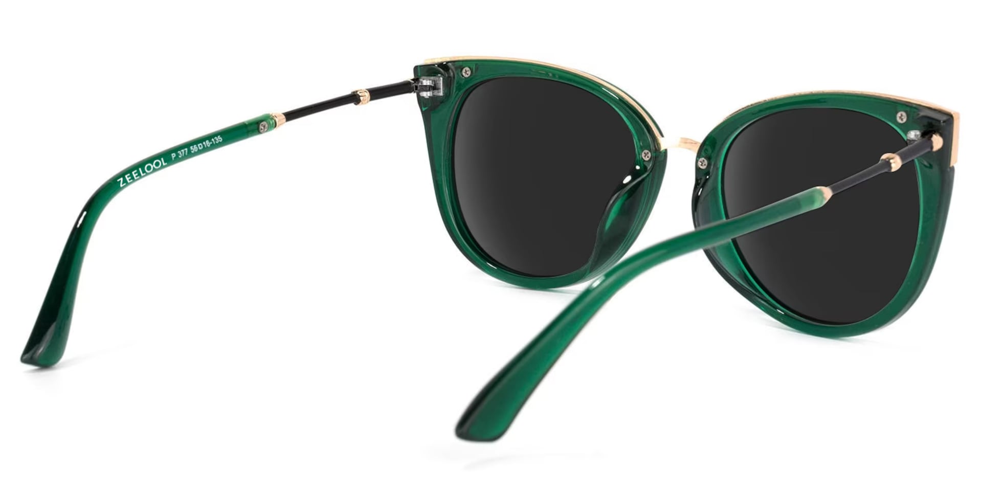 Dalton Cat Eye Sunglasses with Dark Green Frames4